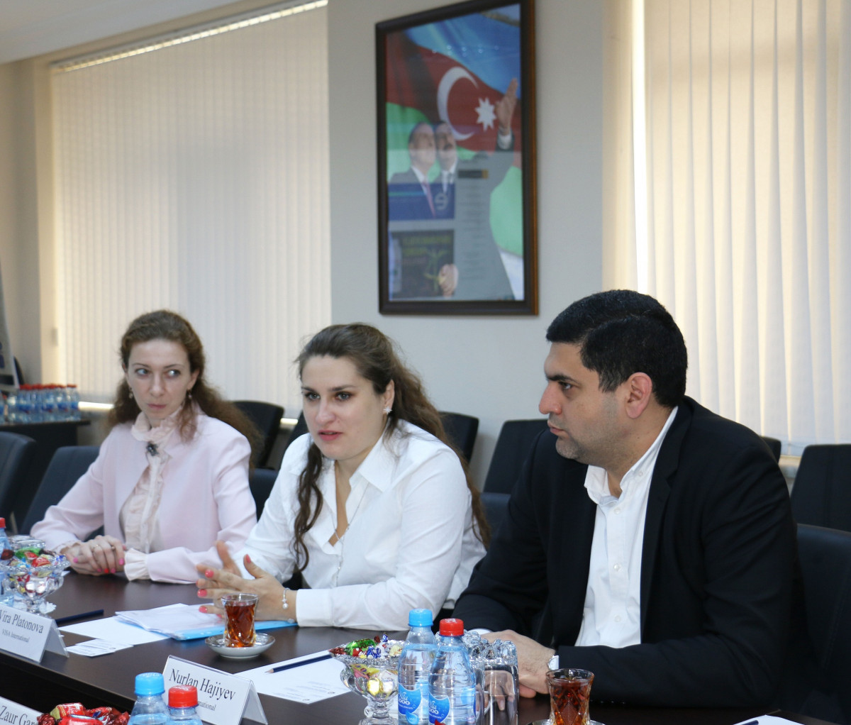 Vüsal Qasımlı VİSA İnternational şirkətinin nümayəndə heyətini qəbul edib