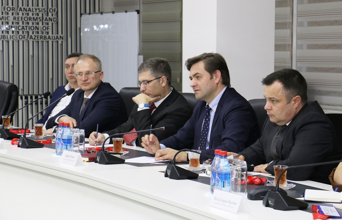 A meeting was held at CAERC with representatives of the Enterprise Development Organization of Moldova