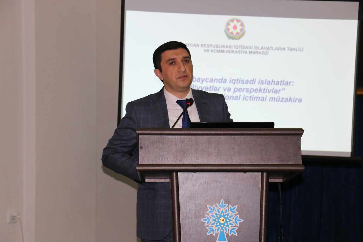Regional Public Discussion on “Economic Reforms in Azerbaijan: Achievements and Prospects” Held in Ganja