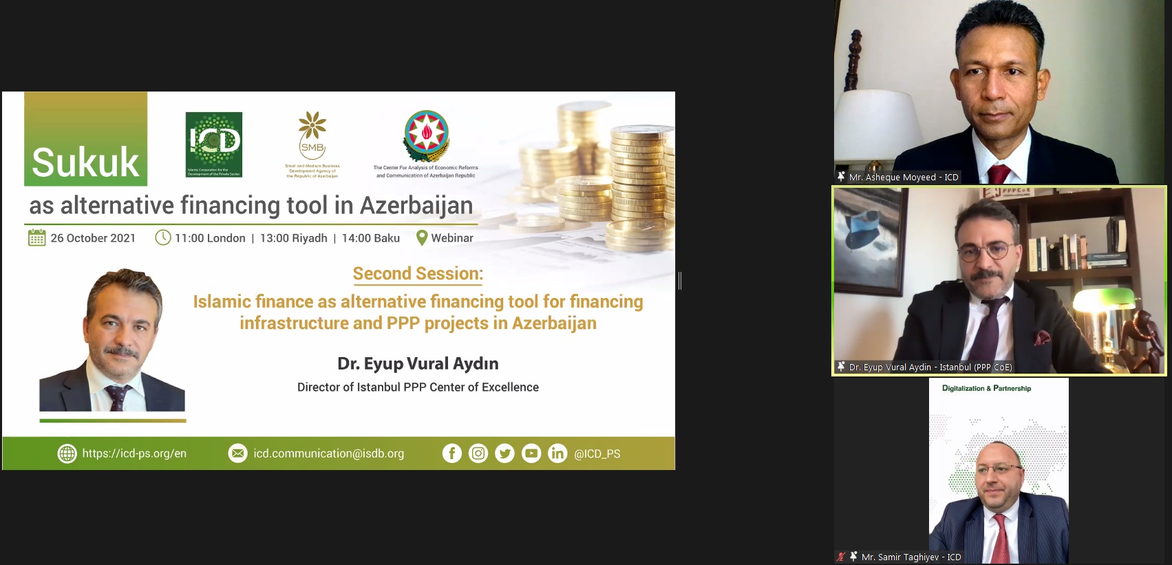 ICD and its Azerbaijan Partners Host a webinar introducing Sukuk as alternative financing tool in Azerbaijan