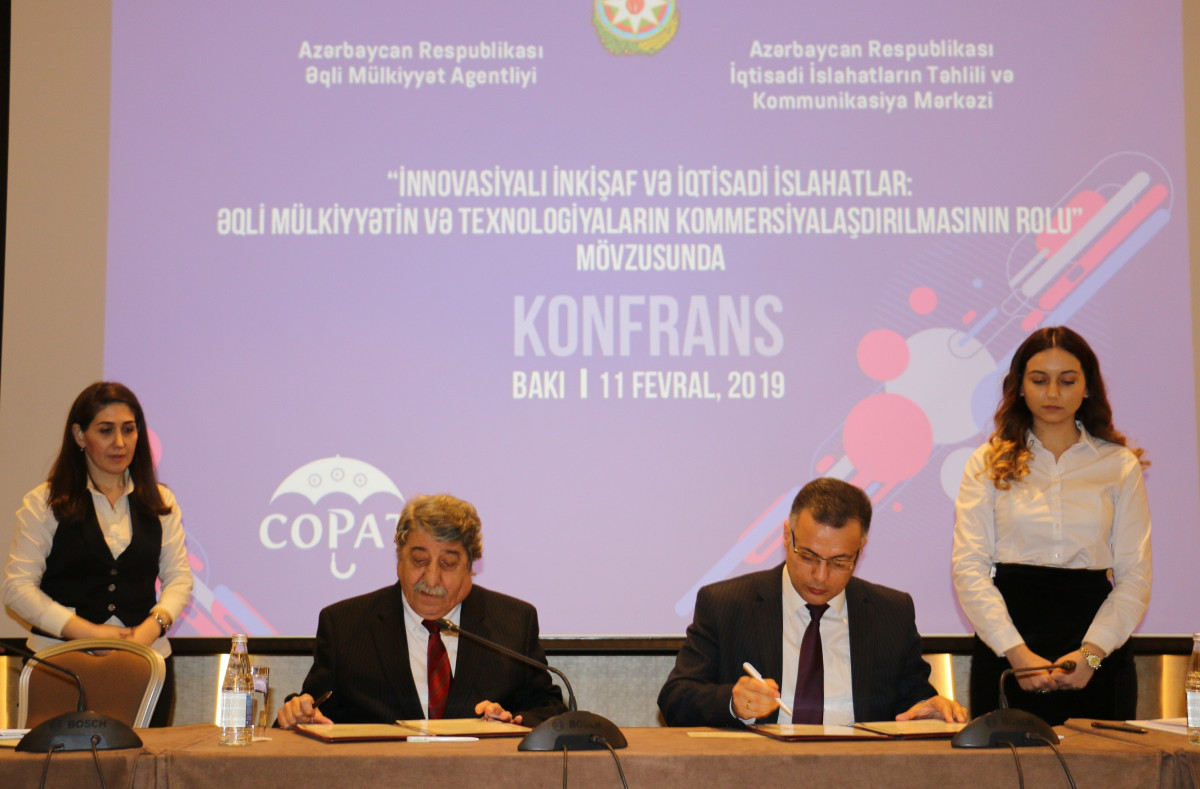 İİTKM və AR Əqli Mülkiyyət Agentliyi arasında əməkdaşlığa dair memorandum imzalandı
