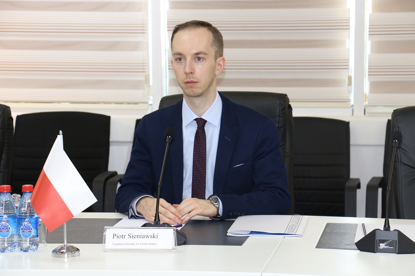 A meeting with a representative of the Oriental Studies Institute  of Warsaw was held at CAERC