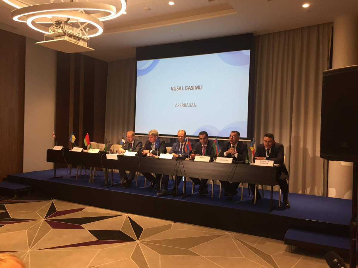 Vüsal Qasımlı Estoniyada “Şərq Tərəfdaşlığı üzrə IV Biznes Forum” da iqtisadi islahatlardan danışıb