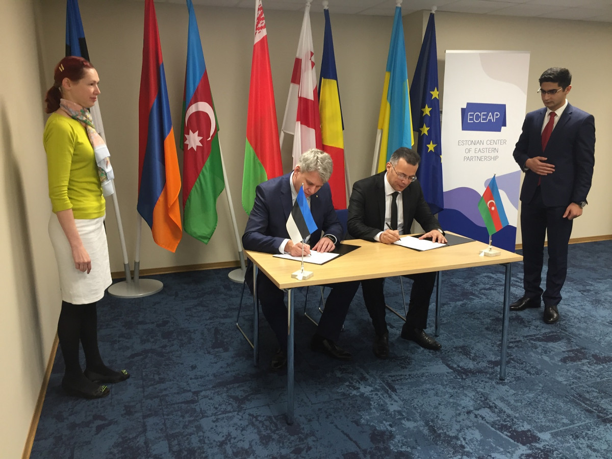 Memorandum Signed Between the Eastern Partnership Center and CAERC
