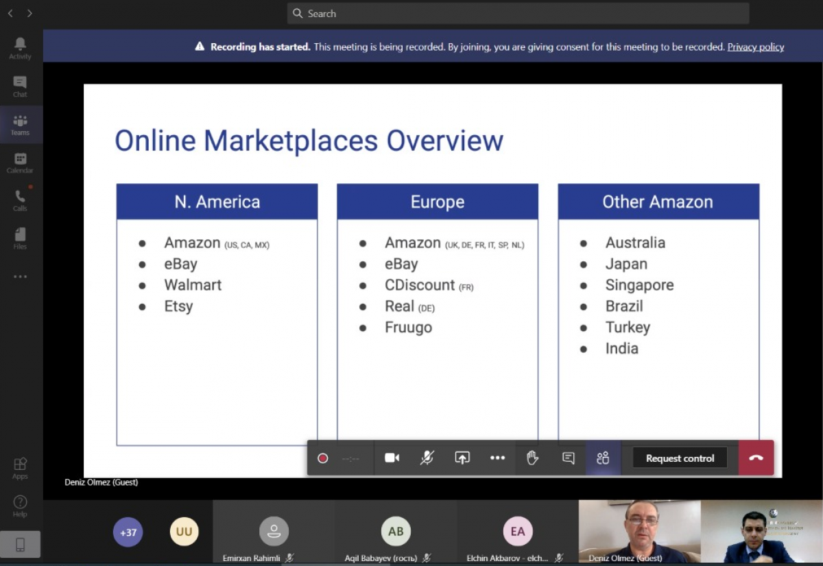 The first seminar of the “Expansion of Azerbaijan–America Trade Relations” project has been held