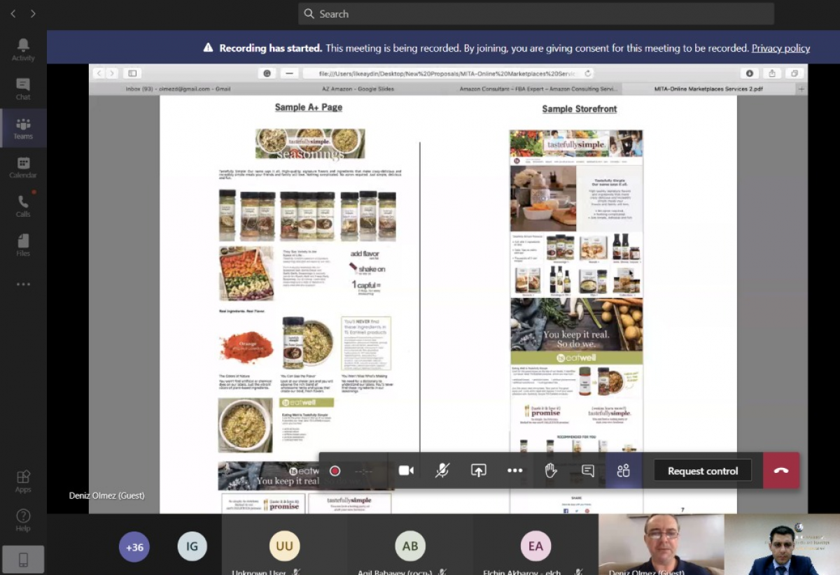 The first seminar of the “Expansion of Azerbaijan–America Trade Relations” project has been held