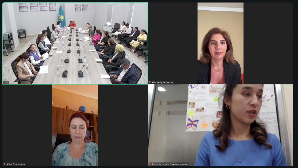 İİTKM əməkdaşı Qazaxıstanın Milli Elmlər Akademiyasının təşkil etdiyi 
dəyirmi masada çıxış edib