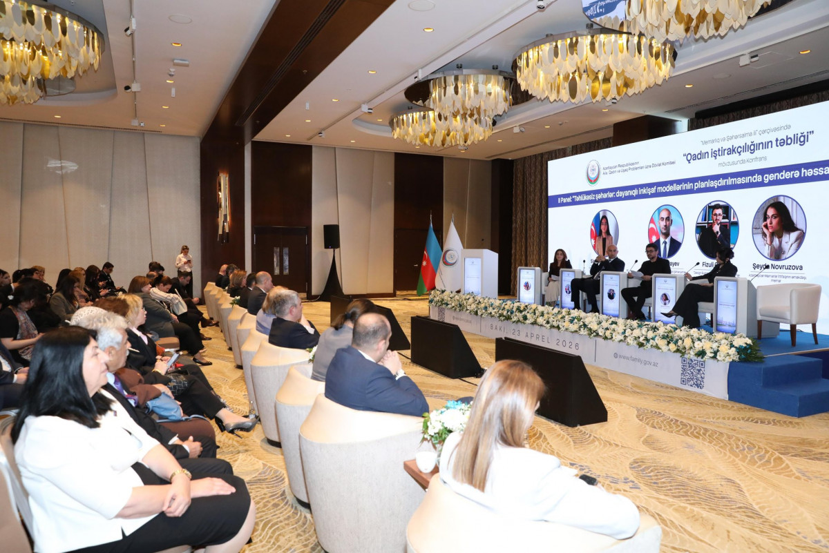 İİTKM-in nümayəndəsi “Qadın iştirakçılığının təbliği” mövzusunda konfransda çıxış edib