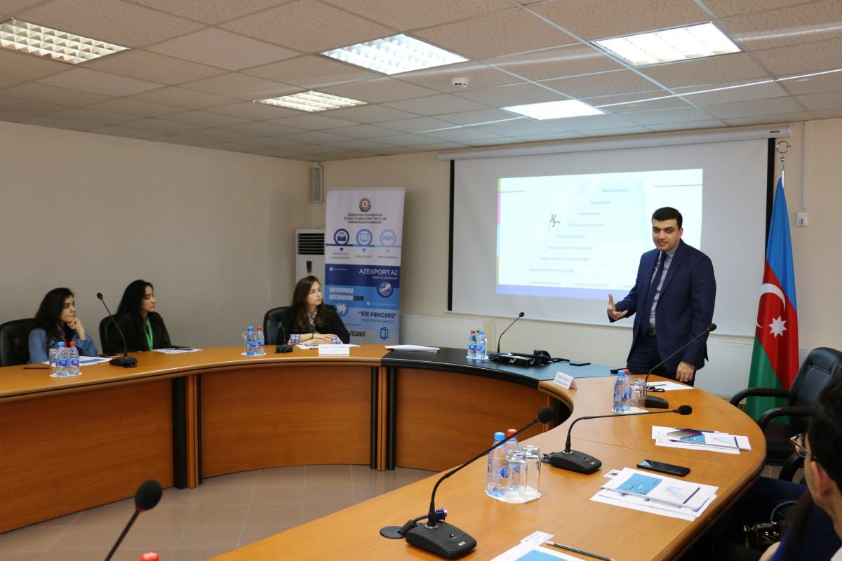 “Enterprise Azerbaijan” portalı “Startup marketing” mövzusunda təlim keçirdi