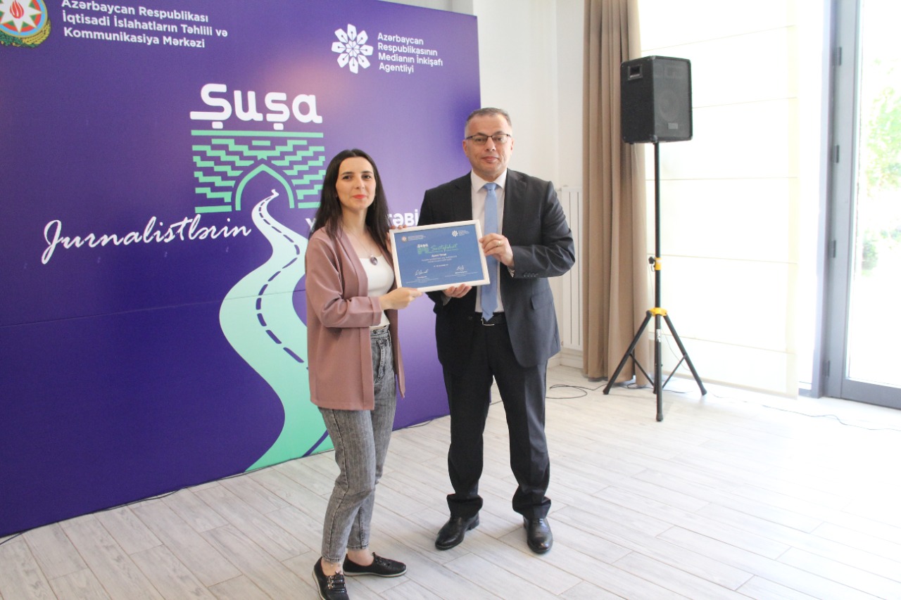 The two-day training for journalists in Shusha has ended