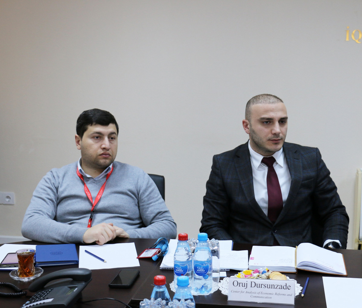 Meeting Held at CAERC with the President of the Israel-Azerbaijan Chamber of Commerce and Industry