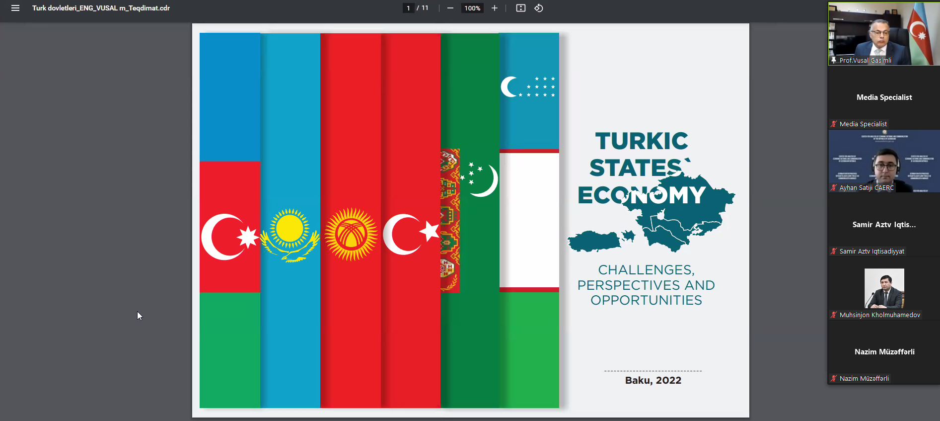 Discussion of the book” economy of Turkic states: challenges, successes and opportunities " was held