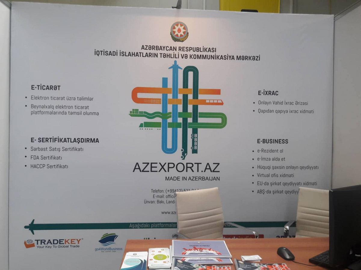 Azexport portalı beynəlxalq “TransCaspian 2019” sərgisində təmsil olunur