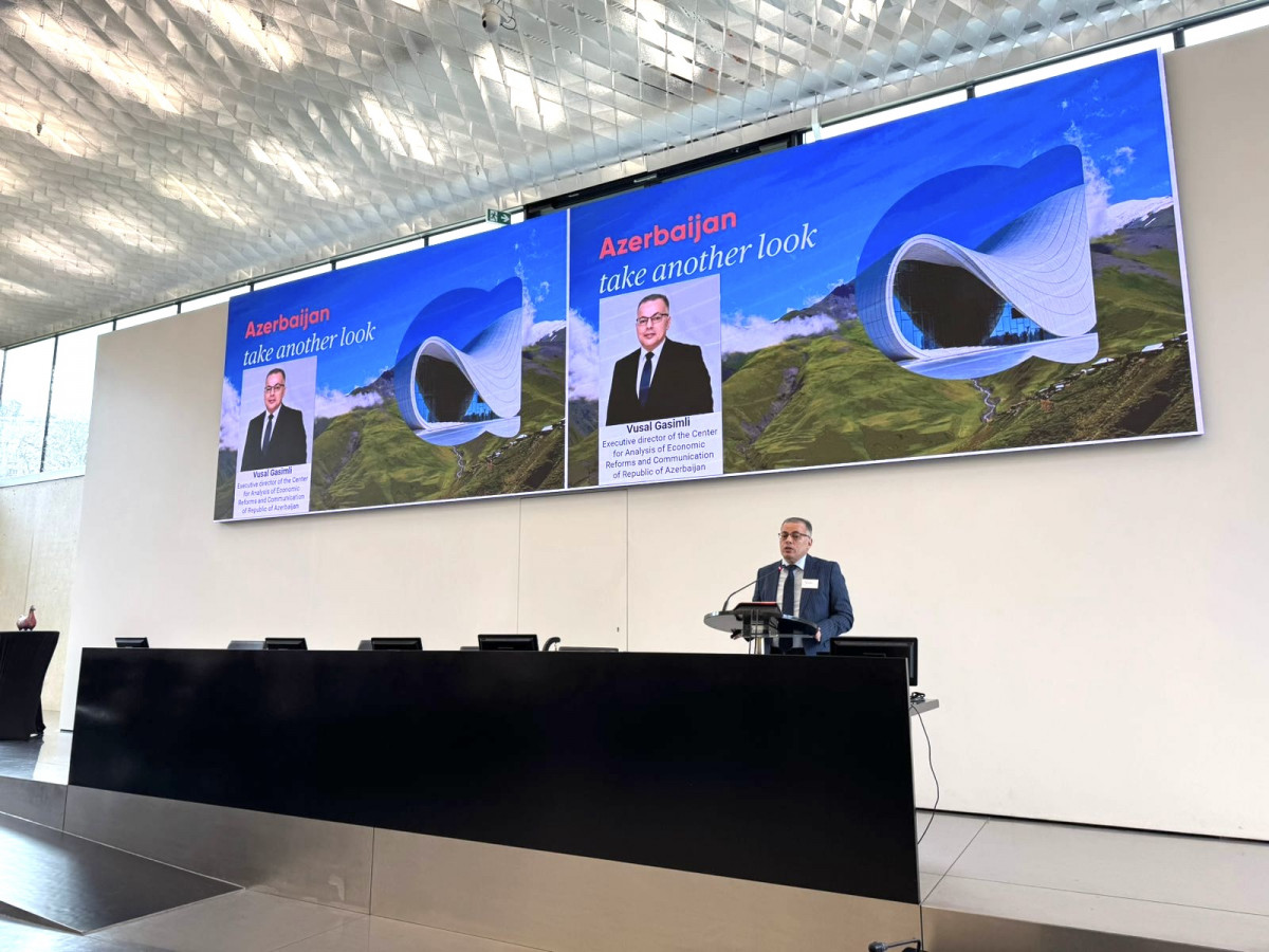 Vüsal Qasımlı Belçikada Azərbaycanın biznes mühitinin imkanlarını təqdim edib