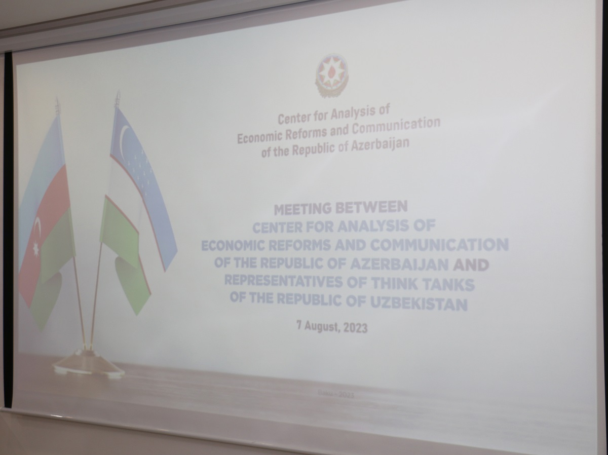 A meeting was held at CAERC with representatives of think tanks of Uzbekistan