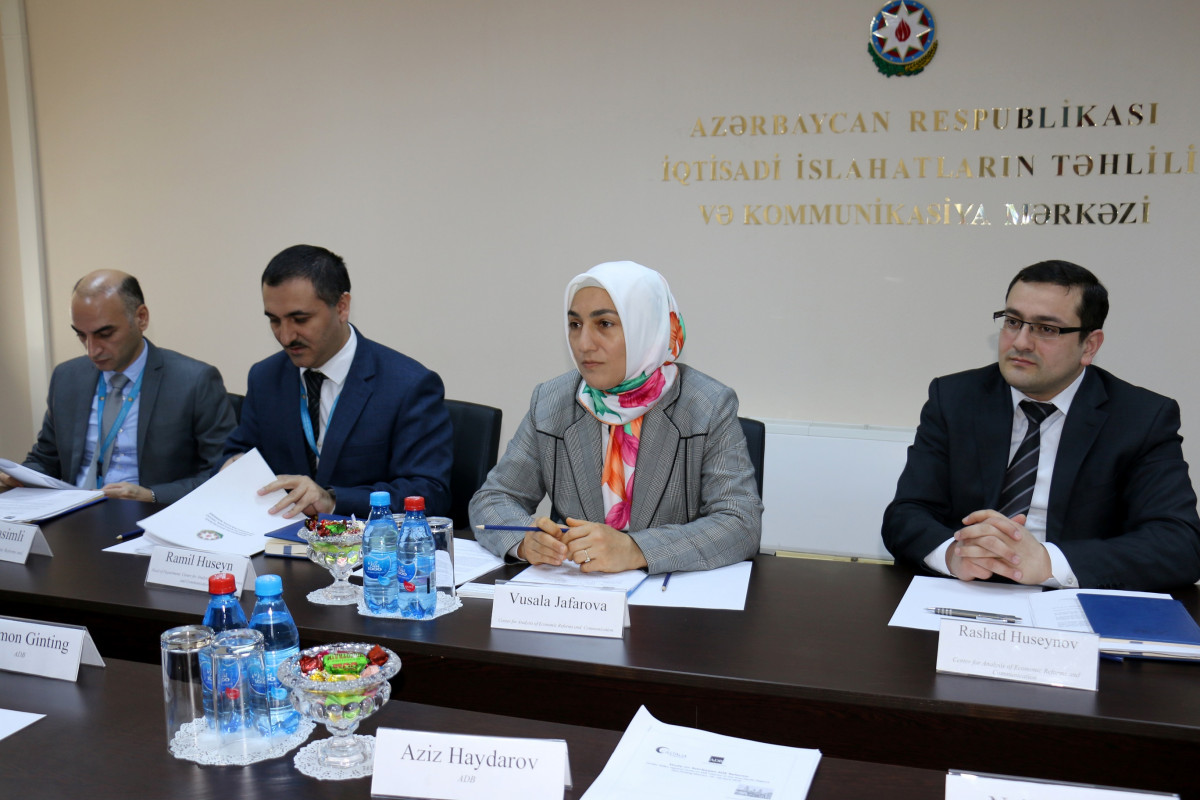 A meeting was held at CAERC with the Asian Development Bank