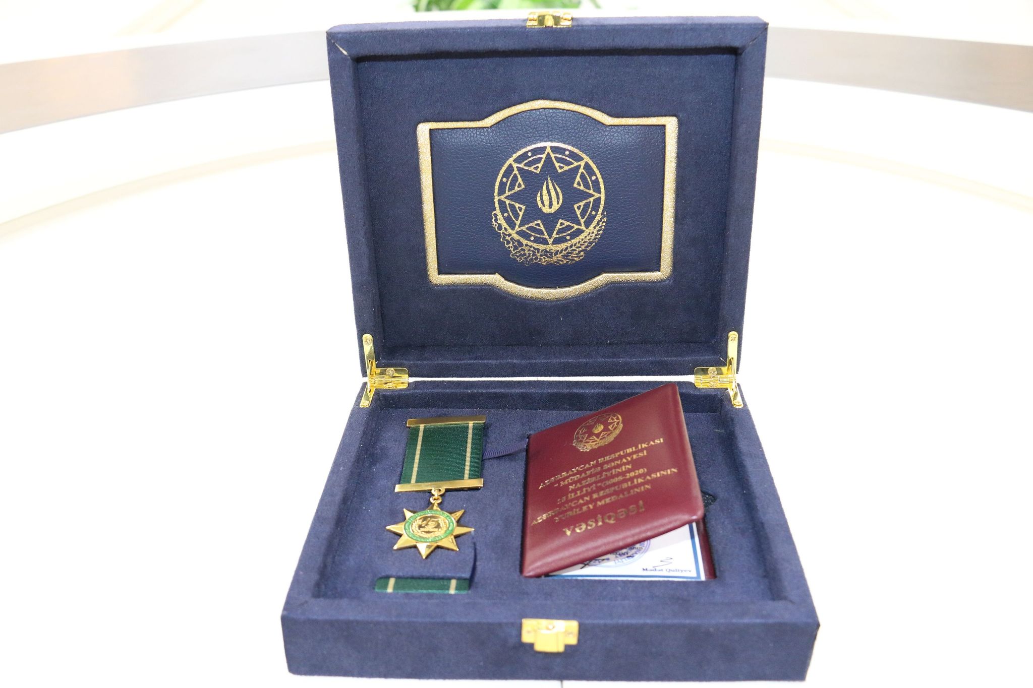 Vusal Gasimli was awarded the 15th anniversary medal of the Ministry of Defense Industry of Azerbaijan