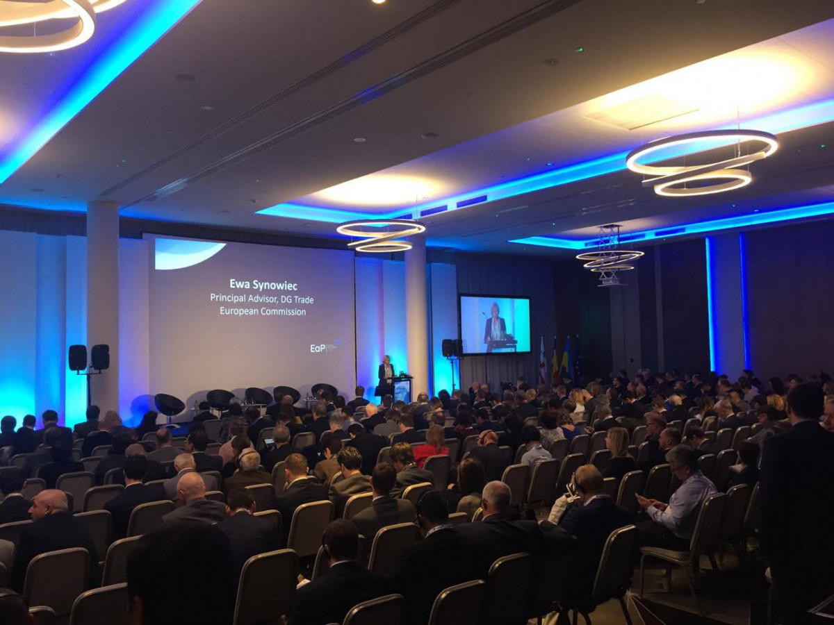 Vüsal Qasımlı Estoniyada “Şərq Tərəfdaşlığı üzrə IV Biznes Forum” da iqtisadi islahatlardan danışıb