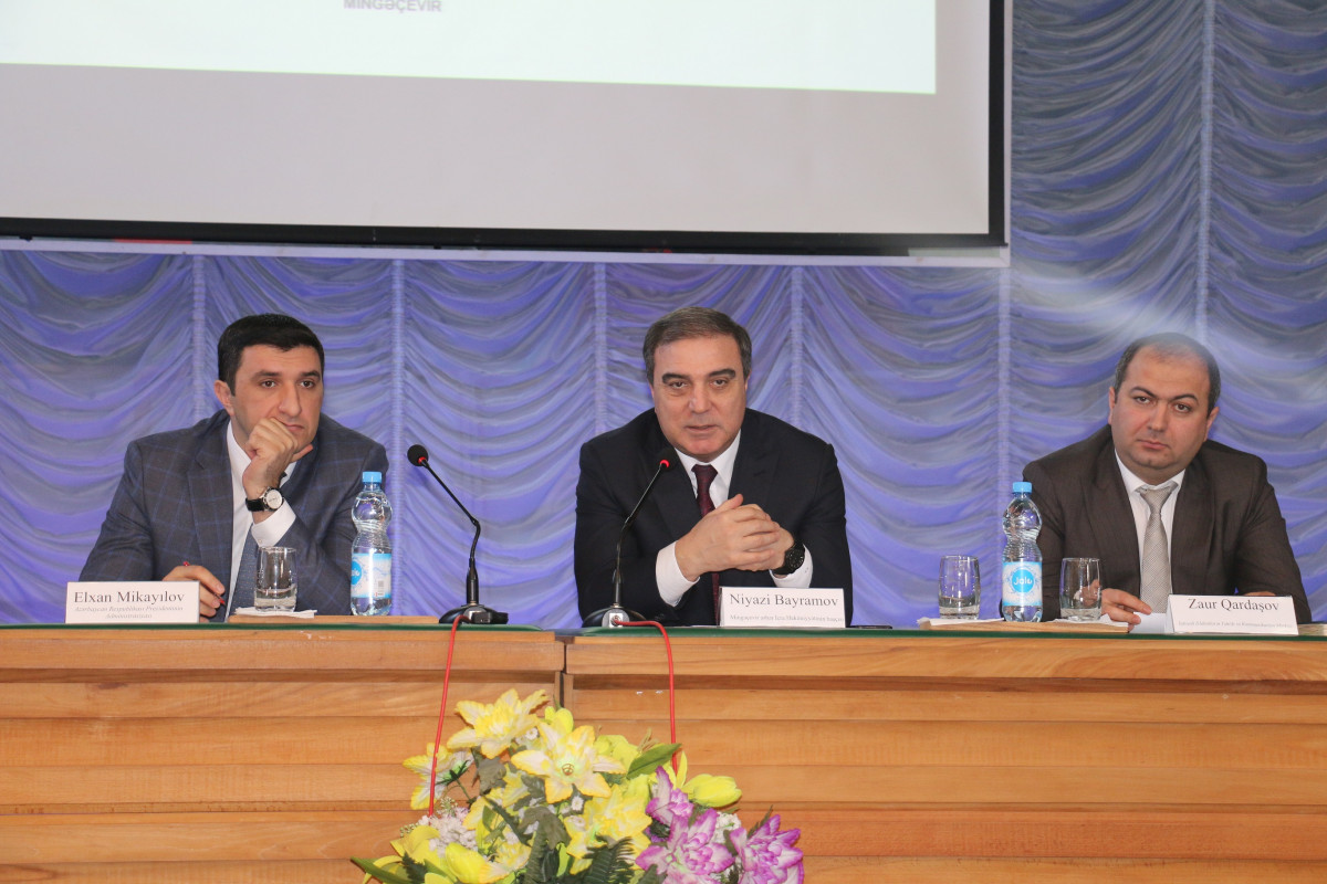 Regional Public Discussion on “Economic Reforms in Azerbaijan: Achievements and Prospects” Held in Mingachevir