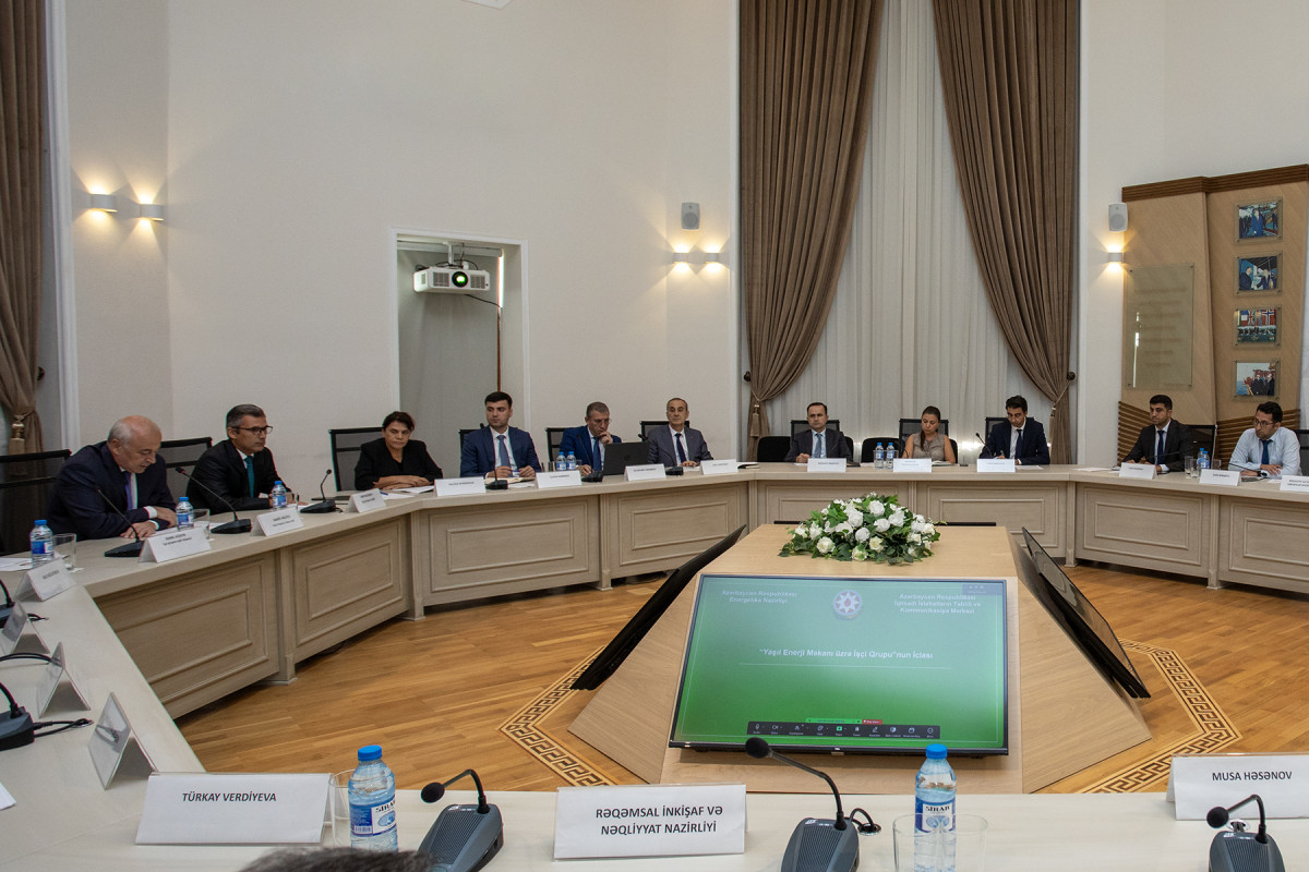 The next meeting of the working group on "Green energy space" was held