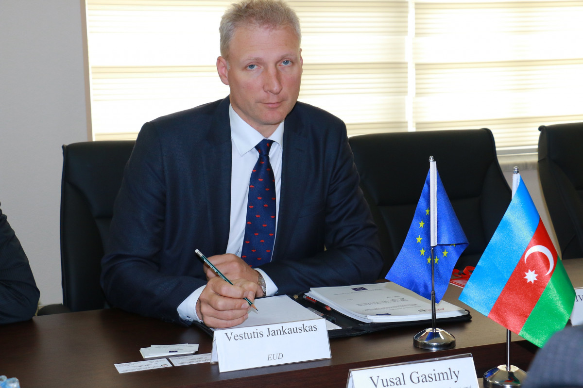 Vusal Qasimli Receives the European Union Ambassador to Azerbaijan