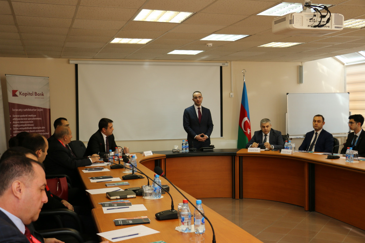 One Stop Export Support Center Held Training on Financial Support in Export Operations with Kapital Bank