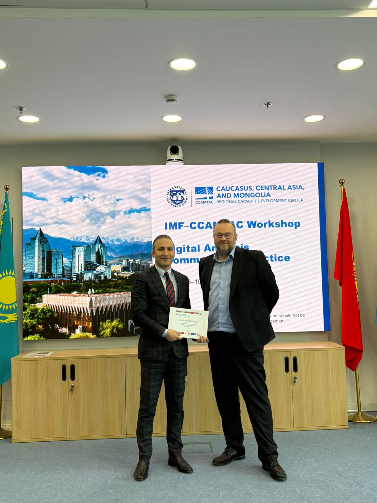 CAERC representative addressed an international seminar on tax administration