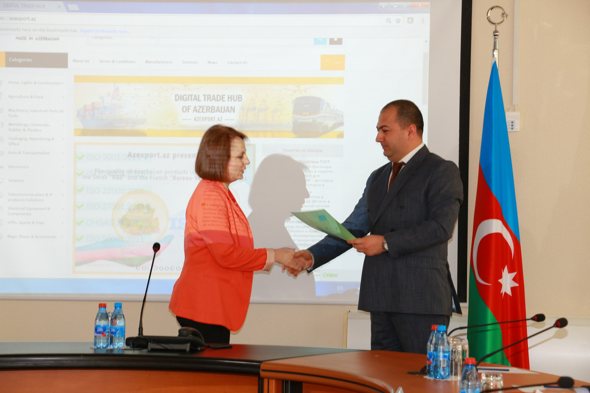 For the first time in Azerbaijan, Free Sales Certificates have been issued