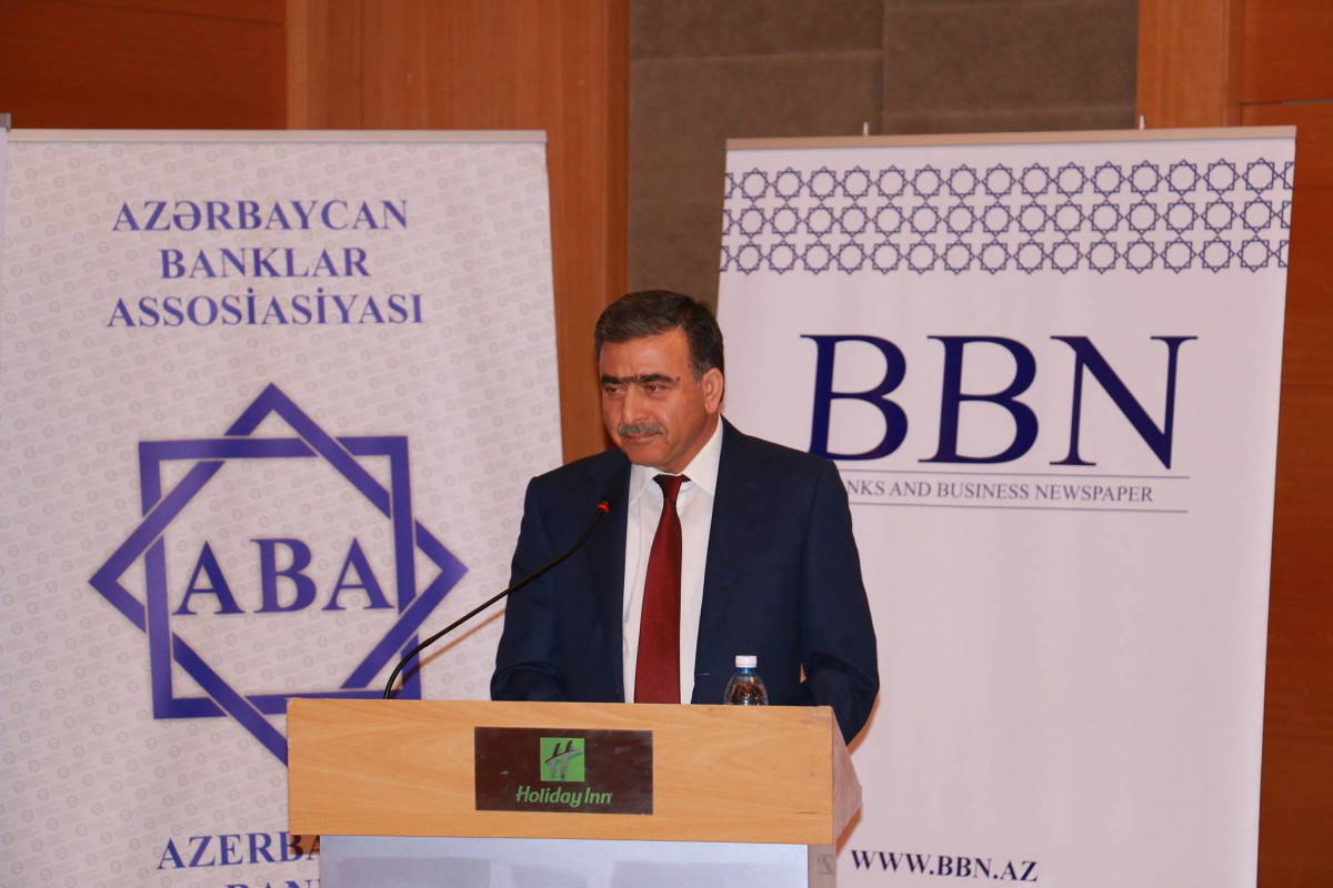 Executive Director of CAERC Vusal Gasimli Delivers Opening Speech at a Conference Organized by the Azerbaijan Banks Association