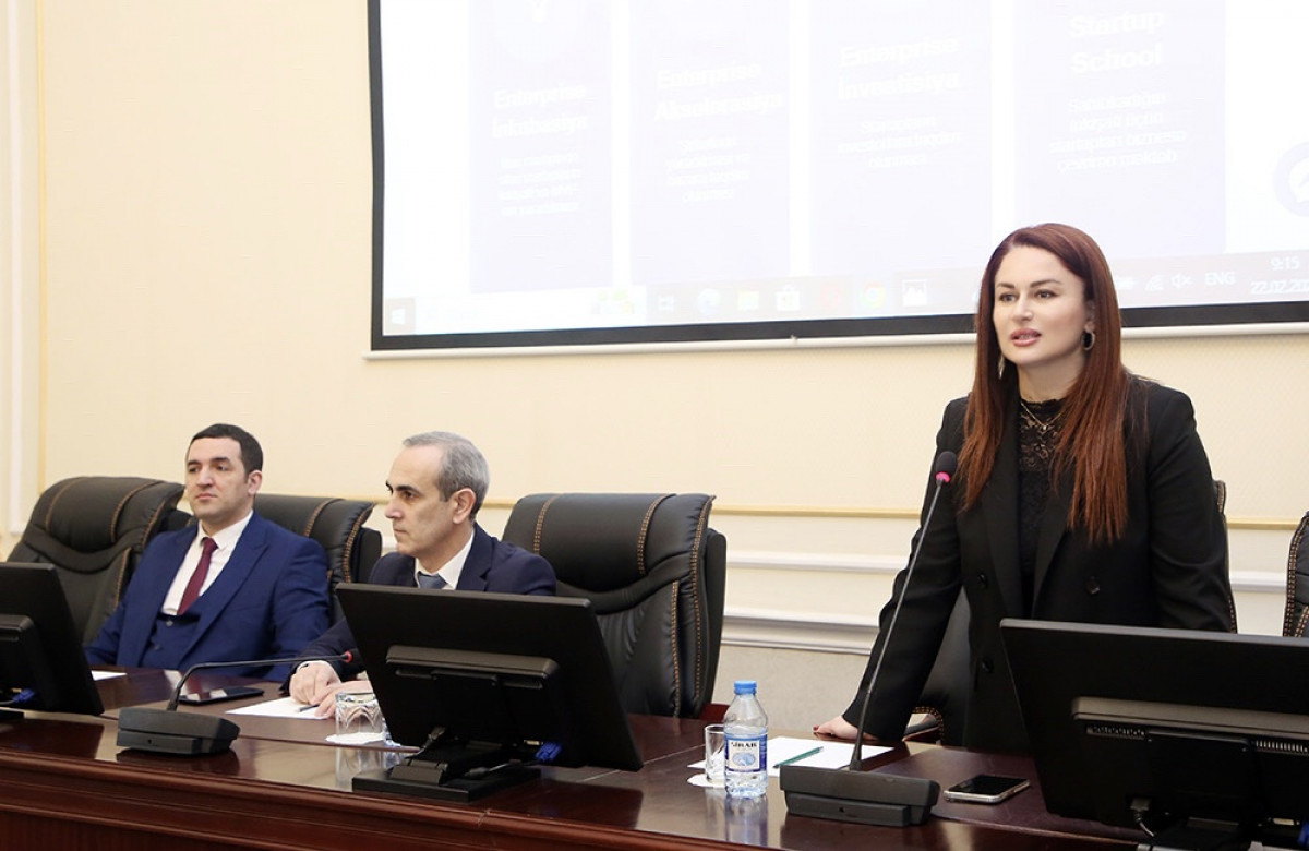 "Enterprise Azerbaijan" held an event related to the "Startup School 2" project at ANAS