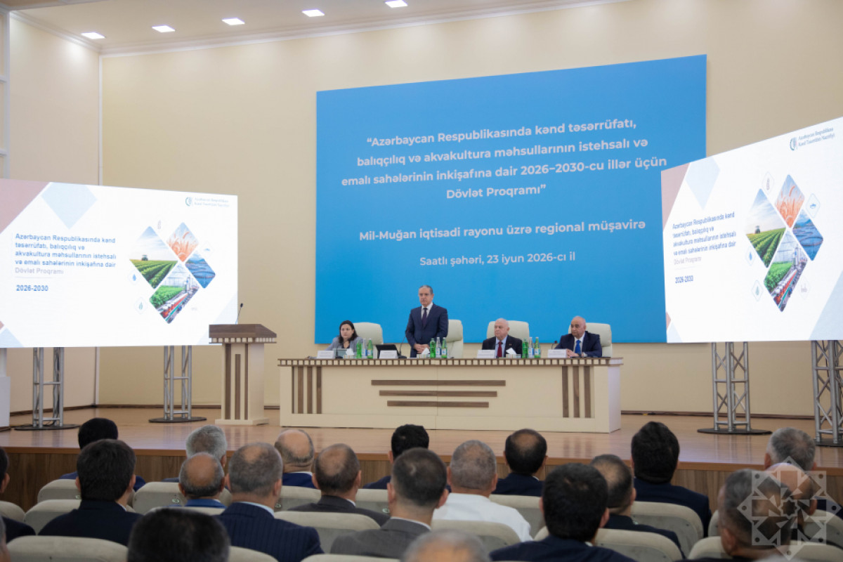 Aqrar sahənin 2026–2030-cu illər üzrə inkişaf prioritetlərinə dair regional müşavirələr Şəki-Zaqatala və Mil-Muğan iqtisadi rayonlarında davam edib
