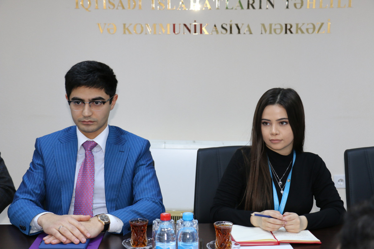 Meeting Held at CAERC with the President of the Israel-Azerbaijan Chamber of Commerce and Industry