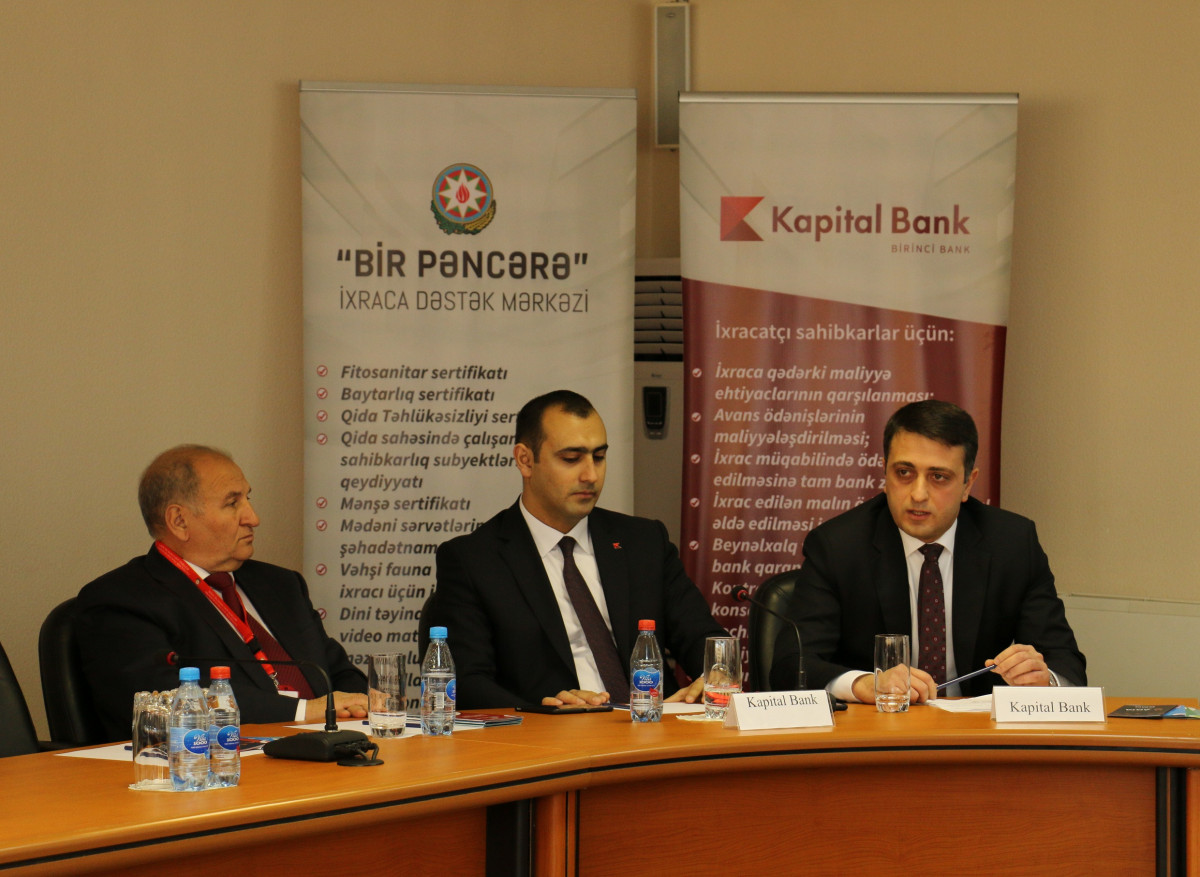One Stop Export Support Center Held Training on Financial Support in Export Operations with Kapital Bank