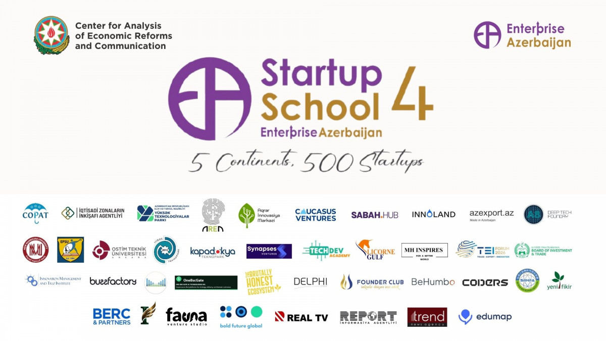 “Enterprise Azerbaijan” portalının “Startup School 4” proqramında onlayn təlim mərhələsi başa çatıb