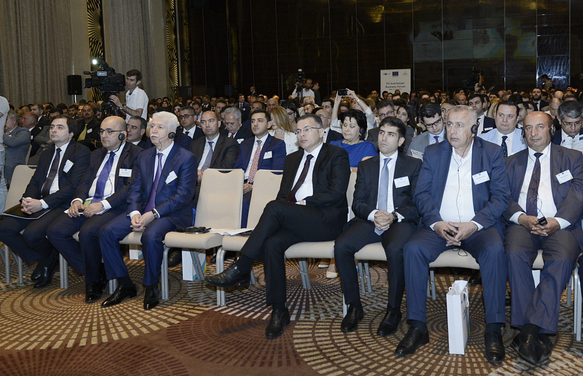 Vüsal Qasımlı "Aİ-Azərbaycan biznes forumunda" iştirak edib