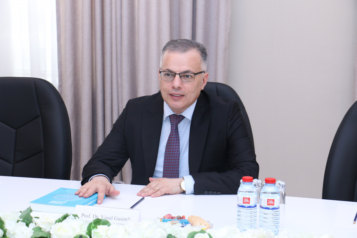 Vüsal Qasımlı İbn Haldun Universitetinin nümayəndələri ilə görüşüb