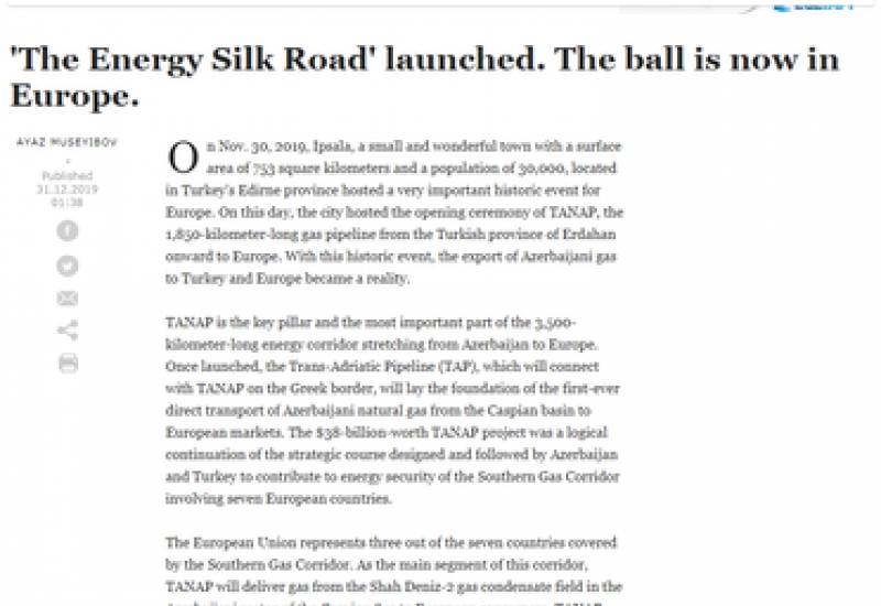 İİTKM-in analitikinin məqaləsi nüfuzlu “Daily Sabah” qəzetində dərc olunub