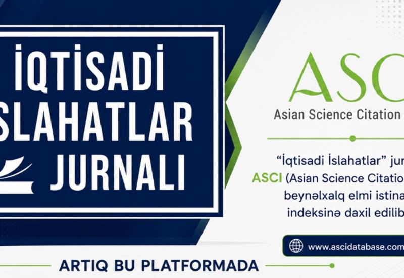 The “Economic Reforms” Journal Has Been Indexed in the Asian Science Citation Index