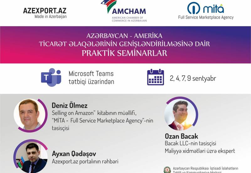Seminar on expanding Azerbaijan–United States trade relations to be held