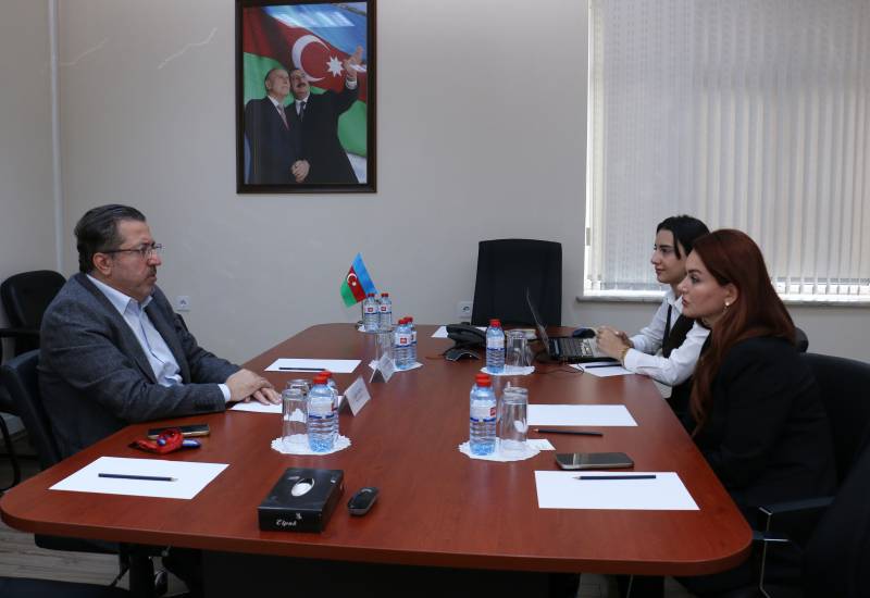 A meeting was held between the "Enterprise Azerbaijan" portal and a investor company