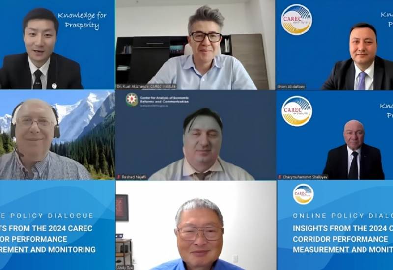 CAERC Official Presents Middle Corridor Prospects at CAREC International Dialogue