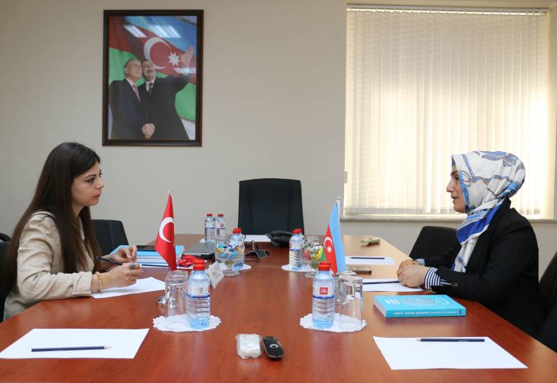 The head of the Turkic Culture Research Center visited CAERC
