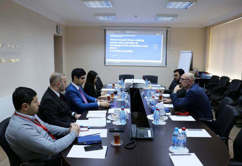 Meeting Held at CAERC with the President of the Israel-Azerbaijan Chamber of Commerce and Industry