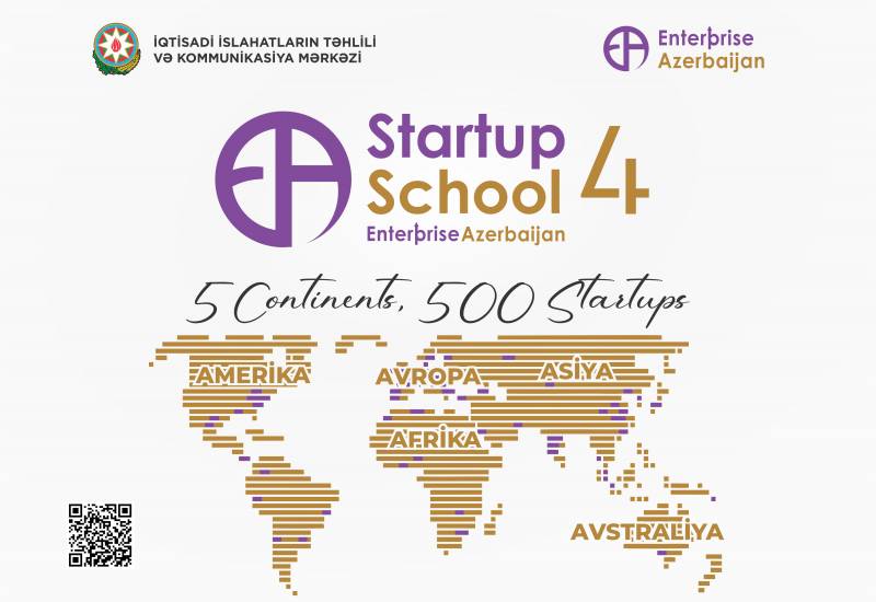 "Startup School 4" project launched by the "Enterprise Azerbaijan" portal under…
