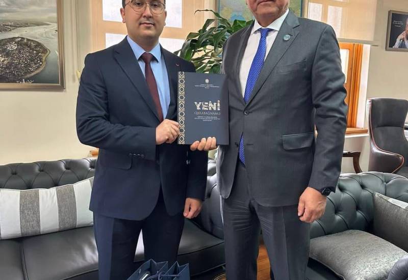 Head of the department at CAERC met with the General Secretary of Organization of Turkish States