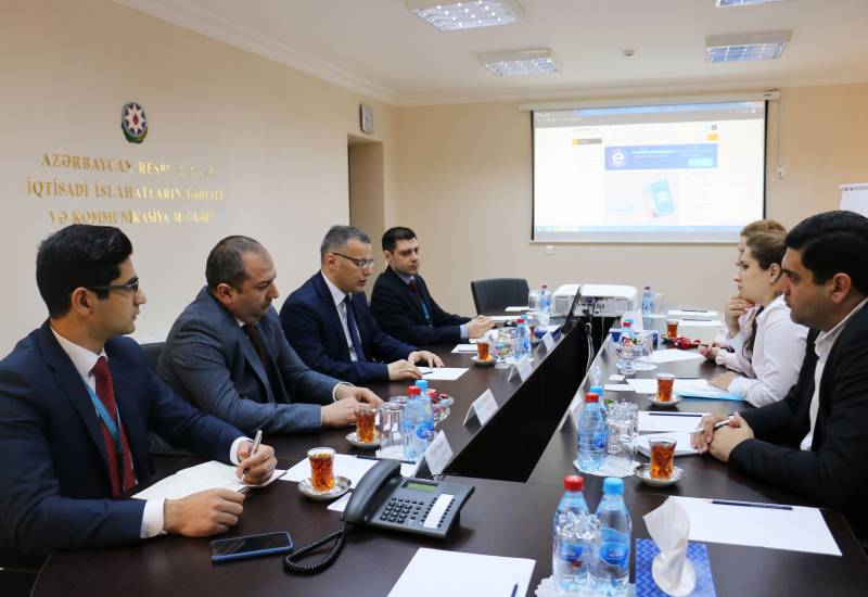 Vüsal Qasımlı VİSA İnternational şirkətinin nümayəndə heyətini qəbul edib