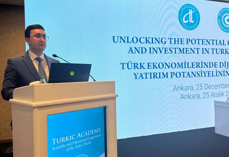 İİTKM-in əməkdaşı Ankarada “Türk İqtisadiyyatları – 2023” hesabatının təqdimatında çıxış edib