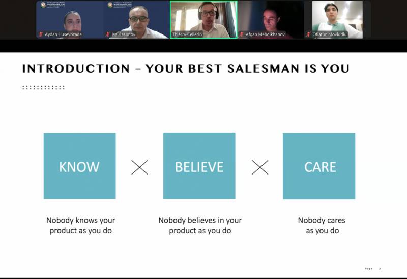 Training on business development and sales strategies was held at the “Startup School 3” project of…