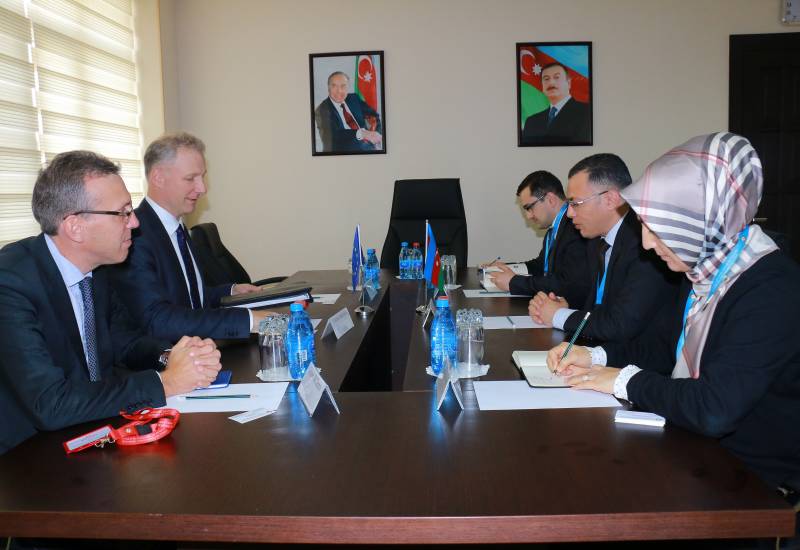 Vusal Qasimli Receives the European Union Ambassador to Azerbaijan