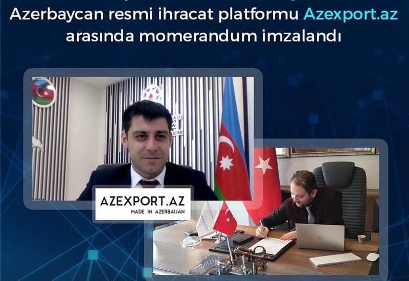 A Memorandum  has been signed between the Azexport.az portal and the Tradevalley portal of Turkey